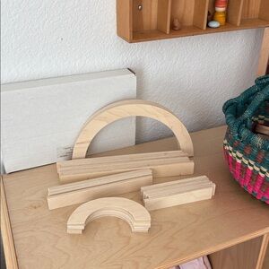 Handwriting Without Tears Wood Pieces Set Capital Letters Homeschool Montessori